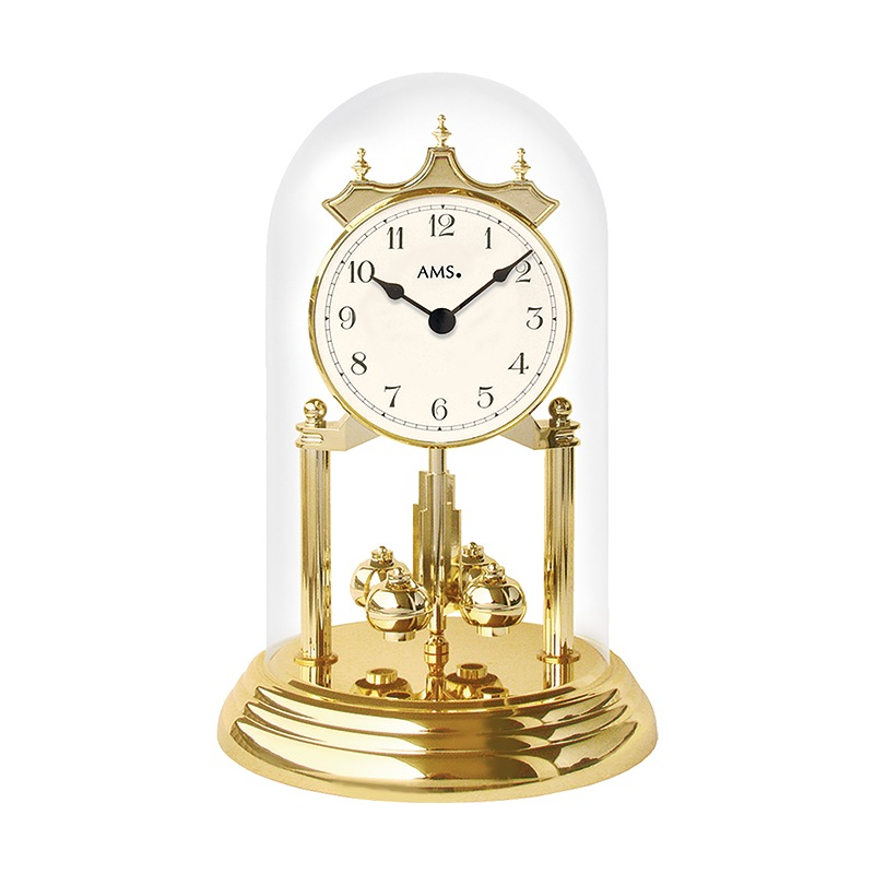 AMS - Drehpendeluhr goldfarbig