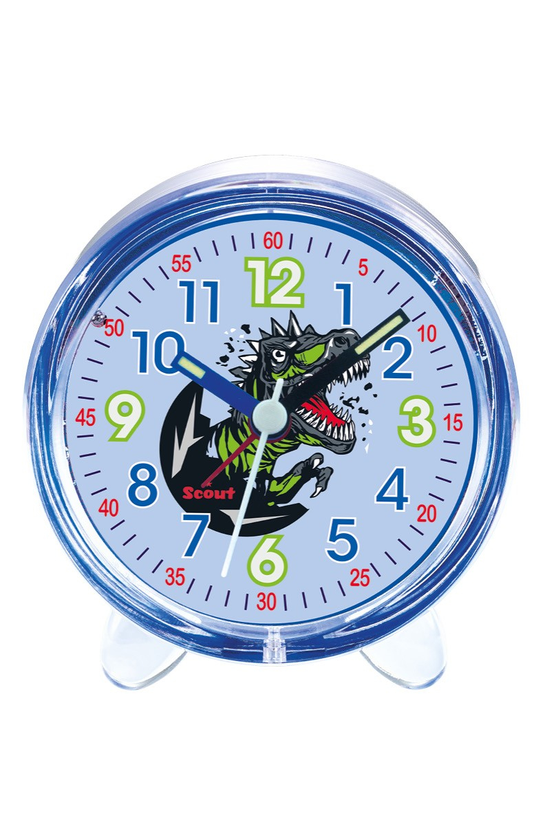 Scout - Kinderwecker Black Dino