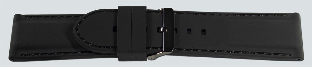 SILIKON-gelocht 28mm schwarz