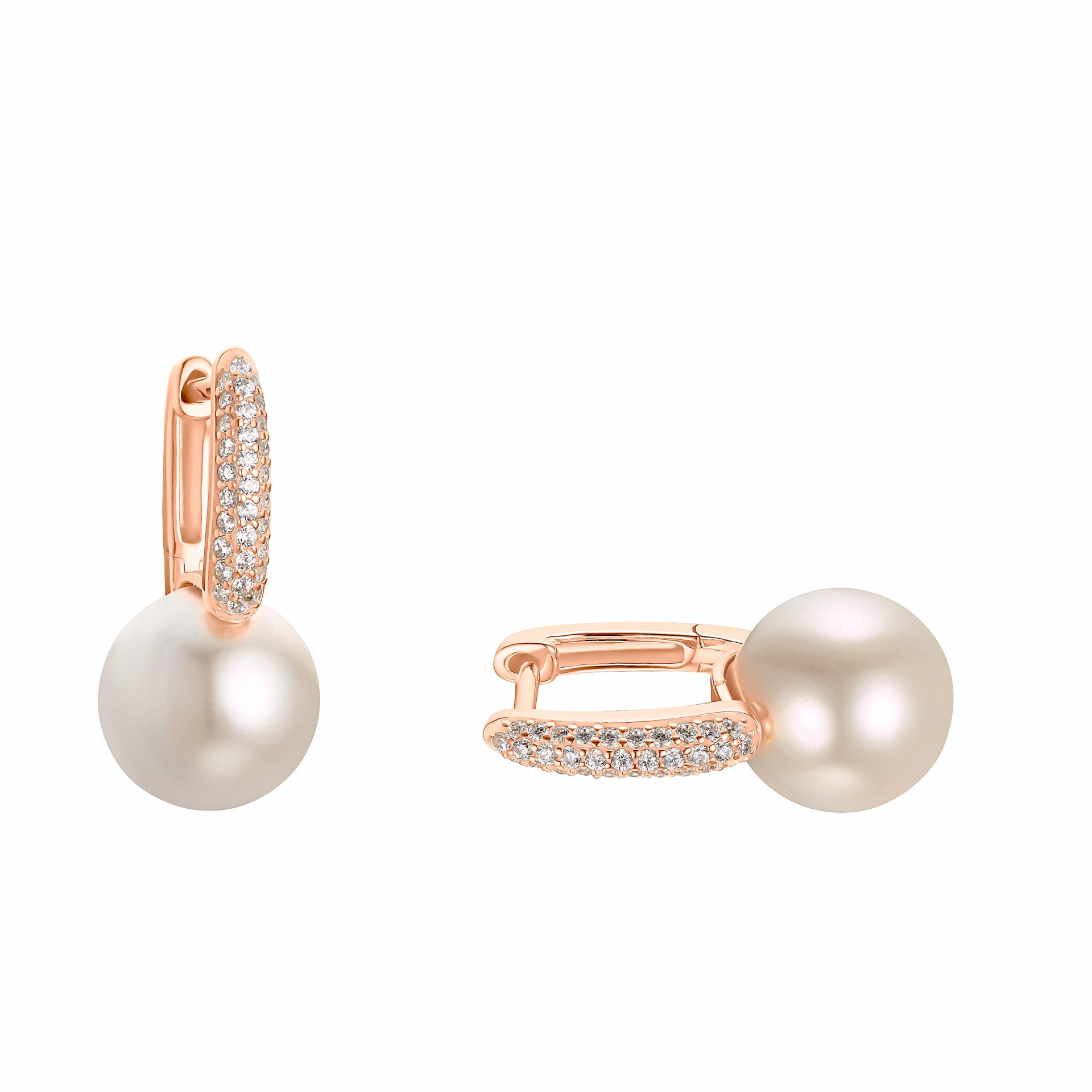 S.Oliver - Ohrschmuck,rosévergoldet Silber 925