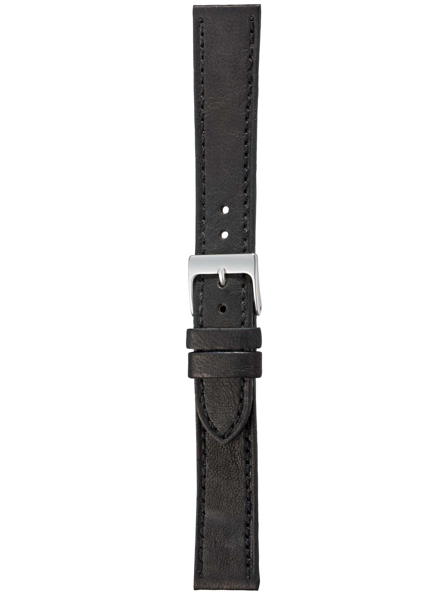 Lederband Piemont 18mm schwarz