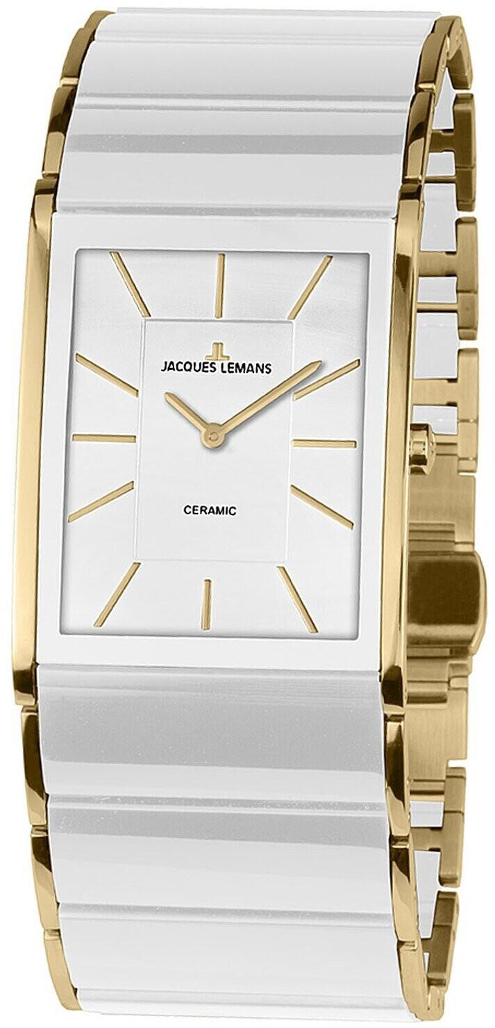 Jacques Lemans - Keramik Weiß Gelbgold