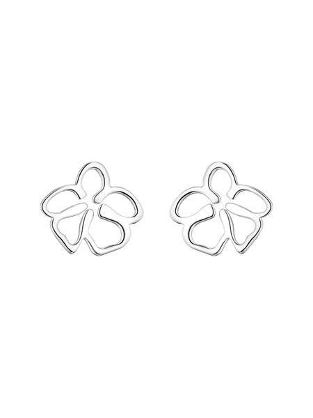 S.Oliver - Ohrschmuck Blume 925 rhodiniert
